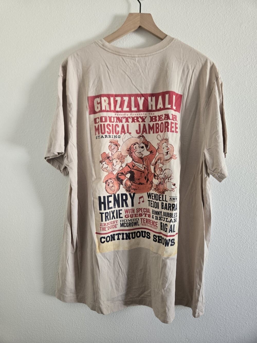Disney Parks 2X Country Bear Musical Jamboree Magic Kingdom Adult Shirt WDW 2024